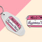 Sagittarius Babe - Set of 6 (Motel Keychain UV DTF)