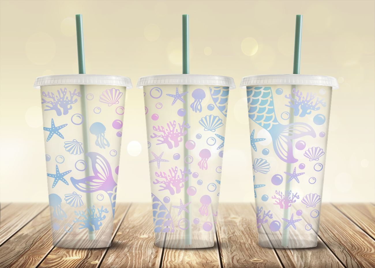 Mermaid - 240z Cold Cup Wrap – Gigaroo